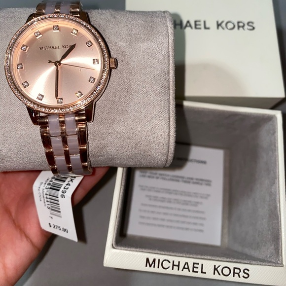 Michael kors brand new rose gold watch